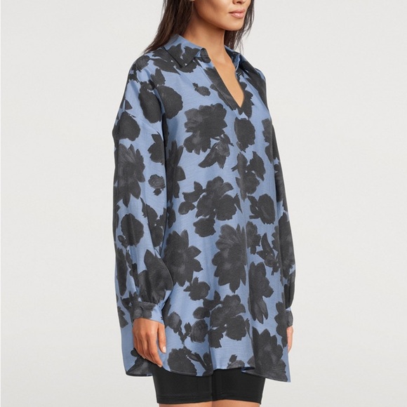 Samsoe Samsoe Gitte shirt Serenity glow Size XS/S Linen blend - Picture 13 of 13